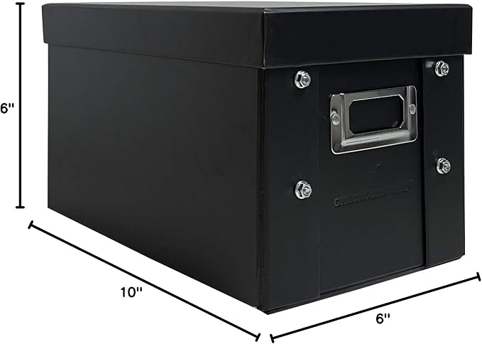CheckOutStore Black Stamp & Die Craft Scrapbook Storage Pocket Box - Image 5