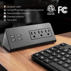 Emerising 2-Pack Desk Edge Mount Power Strips - Image 4