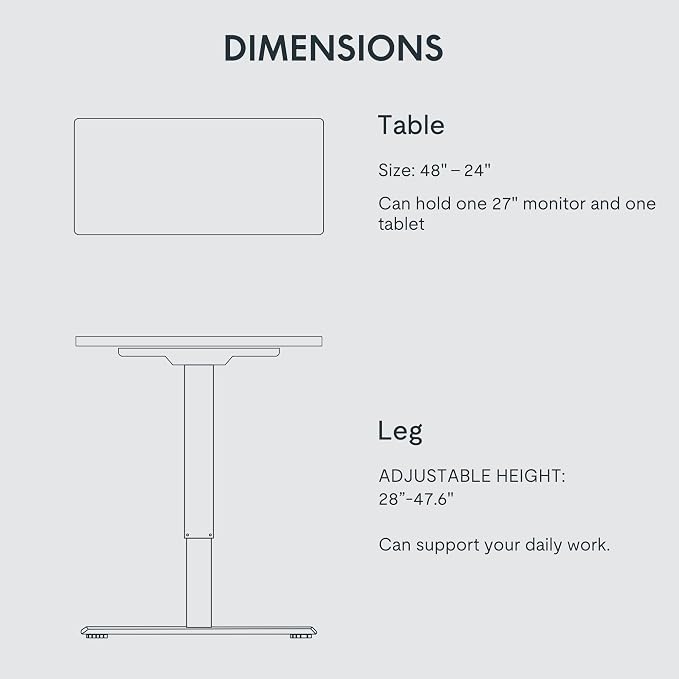 FLEXISPOT EN1 One-Piece Standing Desk - Image 6