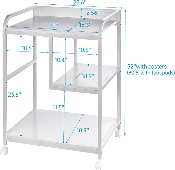 Fannova Large Printer Stand Table - Image 2