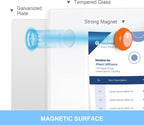 Large Glass Whiteboard, 96 x 48 Inches Magnetic Glass Dry Erase Board - Image 4