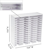 Krafetto 26 Grids Ink Pad Storage Rack, Wall-mountable Stamp Pad Organizer - Image 2