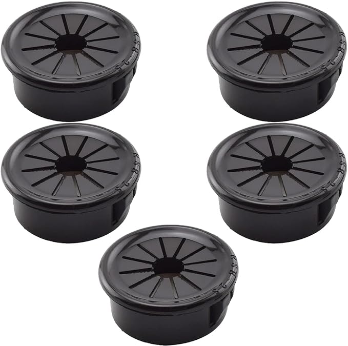 1-Inch Cable Grommets Petal-Shaped Buckle Type Wire Hole Cover by AifeierET