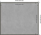 Amanti Art Black Framed Magnetic Board 41x49 Oversize Vision Board - Image 4