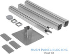 Versare Pre-Configured Hush Panel Electric Cubicle | Workstation Divider Walls - Image 6