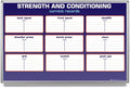 Strength and Conditioning Whiteboard 60" x 40" by CreativeSafetySupply