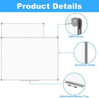 Lockways Dry Erase Board 60 x 40 Inch, Large Magnetic White Board Pack of 2 - Image 4