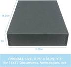 Lineco Museum Archival Storage Box, 11.75x18.25x3 in. Drop Front Design. - Image 2