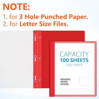 Feifeiya 36 Pack Plastic Report Covers - Image 3
