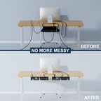 APS Under Desk Cable Raceway Tray 2 Pack - Image 3