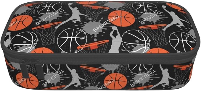 Basketball Fun Sport Ball Pencil Case Big Capacity Storage Pencil Pouch - Image 9