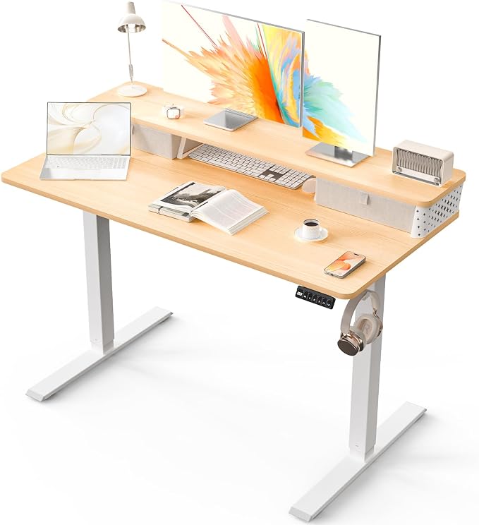 Kingant 48 x 24 Inch Electric Standing Desk by KINGANT