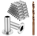 BLIKA 80 Pack Stainless Steel Protector Sleeves by BLIKA