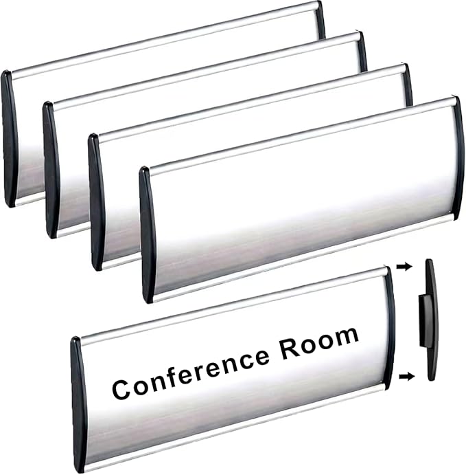 SINKAA 5 Pcs Office Name Plates Holder by SINKAA