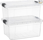 Superio Clear Storage Boxes by Superio