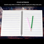 10 Pcs Music Notebook, Music Staff Notebook, 50 Sheets/100 Pages Blank Sheet - Image 3