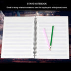 PUNK Blank Sheet Music Composition Notebooks 100 Pages Stave Notebook, Musical - Image 6