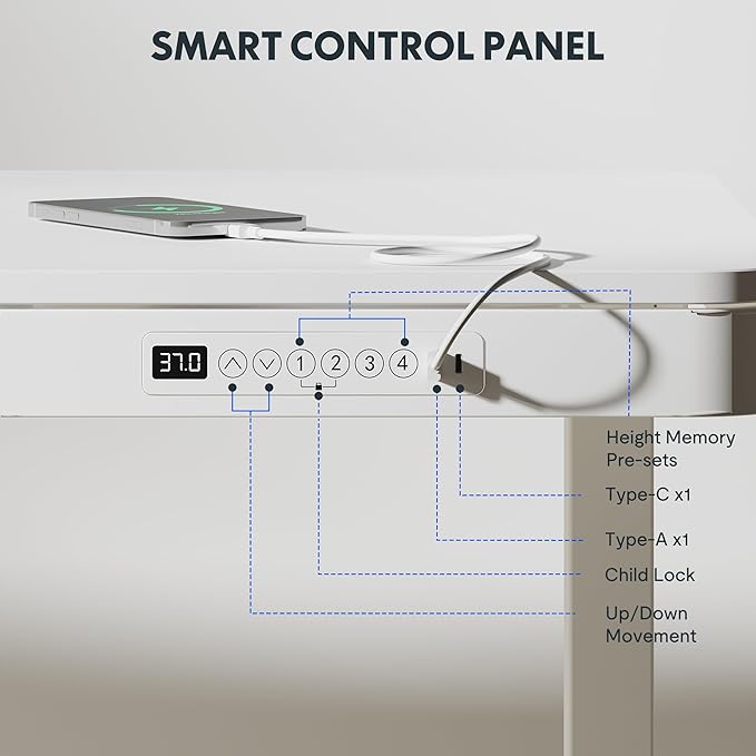 FLEXISPOT Comhar Electric Standing Desk - Image 6
