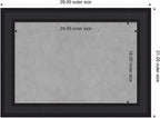 Amanti Art Black Framed Magnetic Board 21x29 Medium Vision Board - Image 2