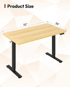 SANODESK Electric Standing Desk 55 x 28 Inches Whole-Piece Desktop Height - Image 2