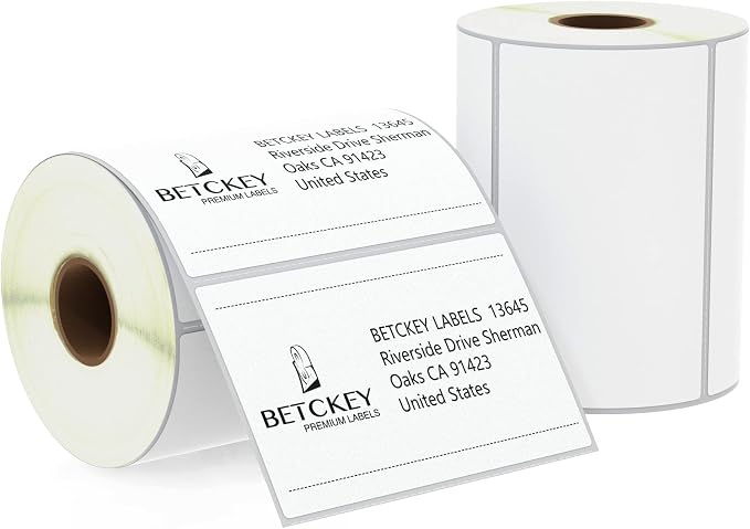 BETCKEY - 4" x 2.5" Shipping & Multipurpose Labels Compatible by BETCKEY