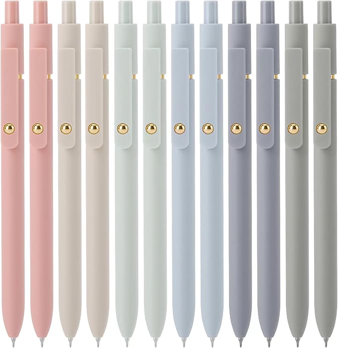 Ddaowanx Gel Pens, 0.5mm Quick Dry Black Ink Pens Fine Point Smooth Writing Pens by Ddaowanx