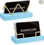 Amyhill 2 Pieces Wood Business Card Holder by Amyhill