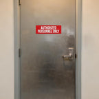 Anobell 10 Pack Authorized Personnel Only Sign Self Adhesive 9 × 3 Inch - Image 4