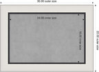 Amanti Art Silver Framed Magnetic Board 22x30 Medium Vision Board - Image 2