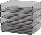 FANXIYQ 4-Tier Acrylic Paper Tray Organizer by Unknown