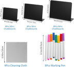 24 Pcs Mini Chalkboard Signs - Image 2