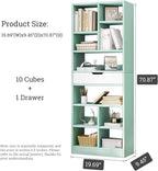 IOTXY Wooden Open Shelf Bookcase - Image 3