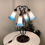 Bieye LS04 Lily Flower Blown Glass Lampshade - Image 7