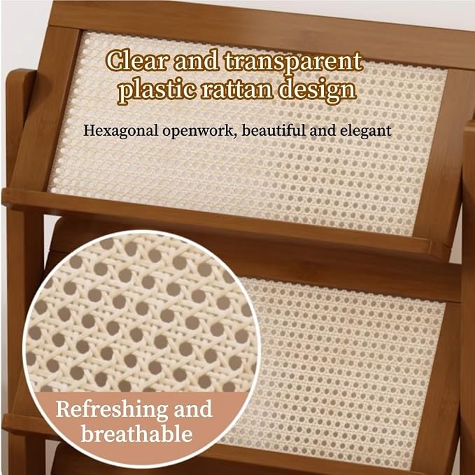 3-Tier Magazine Rack, Floor-Standing Magazine Holder, Bamboo Newspaper Stand - Image 5