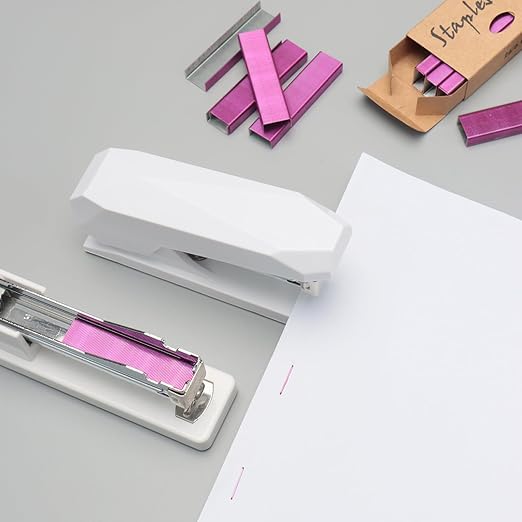NatSumeBasics 6000 Rose Red Staples Colored Staples - Image 5
