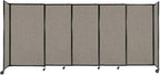 Versare Straightwall Sliding Portable Wall Partition | Freestanding Office by VERSARE