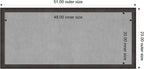 Amanti Art Black Framed Magnetic Board 23x51 Oversize Vision Board - Image 4