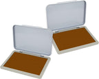 2 Pack Metal Case Stamp Pad Medium Size by ZIGEL