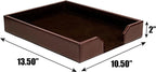 DACASSO Bonded Leather Desktop Letter Tray - Image 10