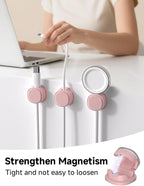 Magnetic Cable Clips, Adjustable Cord Holder Management, Adhesive Wire Keeper - Image 2