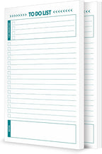 To Do List Notepad – 2 Pads of 50 Sheets, Total of 100 sheets Ruled Planning by NextDayLabels