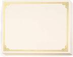 PaperDirect Gold on Cream Classic Specialty Certificates, 8½ x11, Foil Accents by PaperDirect