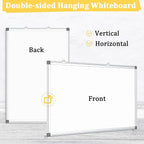 AMUSIGHT 3 Pack Double-Sided Magnetic Whiteboard, Aluminum Frame White Board - Image 3