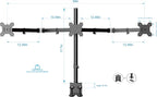 Rocelco 46" Large Height Adjustable Standing Desk Converter - Image 5