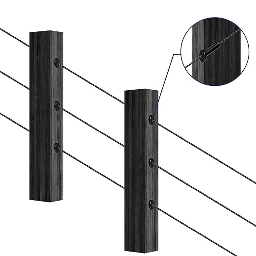 RiaYer 50 Pack 45 Degree Angle Protective Sleeves, T316 Marine Grade Cable - Image 3
