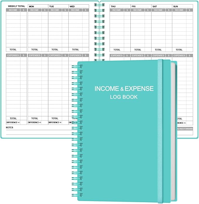 Heveboik Income & Expense Log Book by Heveboik