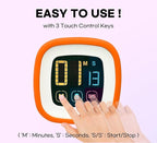 CREAVIVA Digital Kitchen Timer, Protective Rubber case, Large Display - Image 3