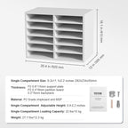 VEVOR Literature Organizers, 12 Compartments Office Mailbox - Image 7