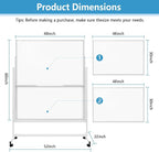 48 x 60 Inch Height Adjustable Dry Erase Whiteboard - Image 7