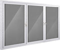 SWANCROWN Outdoor Bulletin Board 94x48in, Enclosed Bulletin Board by SWANCROWN